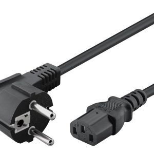 POWERTECH καλώδιο τροφοδοσίας CAB-P031, 3x 1mm², copper, 3m, μαύρο