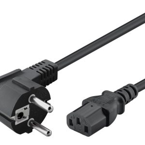 POWERTECH καλώδιο τροφοδοσίας CAB-P032, 3x 1mm², copper, 5m, μαύρο