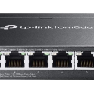 TP-LINK easy managed switch ES205GP, 5x Gigabit θύρες, PoE+, V1.0
