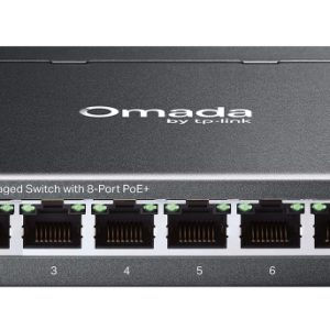 TP-LINK easy managed switch ES208GP, 8x Gigabit θύρες, PoE+, V1.0