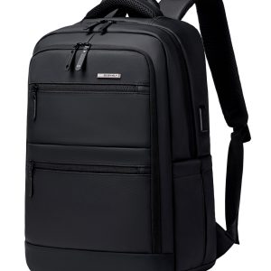 GOLDEN WOLF τσάντα πλάτης GB00707 με θήκη laptop 15.6", 21L, μαύρη
