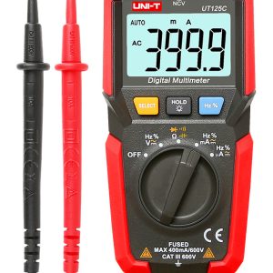 UNI-T μίνι ψηφιακό πολύμετρο UT125C, 600V AC/DC, NCV