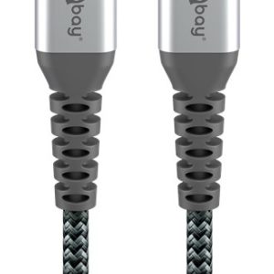 GOOBAY καλώδιο USB-C 79559, 60W, 480Mbps, 0.15m, μαύρο