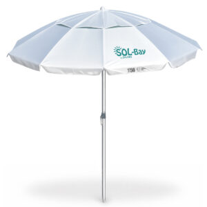 BRUNO ομπρέλα παραλίας αλουμινίου SOL-BAY BRN-0286, 2m, UPF 50+, σκελετός Fiberglass, ρυθμιζόμενη