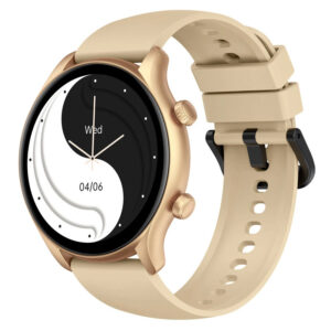 ZEBLAZE smartwatch Btalk 3 Plus, heart rate, 1.39" IPS, χρυσό