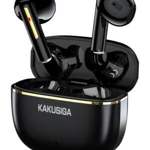 KAKUSIGA earphones με θήκη φόρτισης KSC-1482, True Wireless, 15mm, 35/300mAh, μαύρα