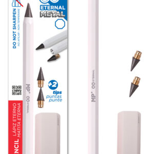 MP eternal μολύβι PE560 με γόμα & 2x ανταλλακτικές μύτες, λευκό