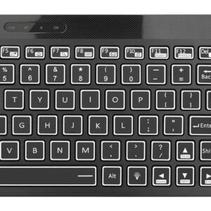 RIITEK ασύρματο πληκτρολόγιο Mini K18S με touchpad, RGB backlit, 2.4GHz & Bluetooth