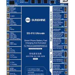 SUNSHINE tester μπαταριών SS-916 Ultra για Apple & Android smartphone, V3.0