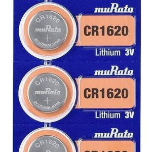 MURATA μπαταρίες λιθίου CR1620, 3V, 5τμχ
