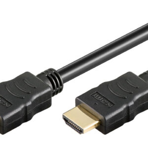 GOOBAY καλώδιο HDMI 80102 με Ethernet, soft, 4K/60Hz, 18 Gbps, 1.5m, μαύρο