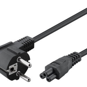 POWERTECH καλώδιο τροφοδοσίας CAB-P029, 3x 0.50mm, 1.5m, μαύρο, 10τμχ