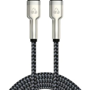 POWERTECH καλώδιο USB-C PTR-0198, PD 60W, 480Mbps, 1m, μαύρο