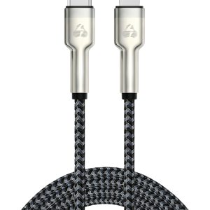 POWERTECH καλώδιο Lightning σε USB-C PTR-0200, PD 27W, 480Mbps, 1m, μαύρο/γκρι
