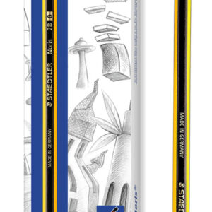STAEDTLER ξύλινο μολύβι Noris 120-0, εξάγωνο, 2B0, 12τμχ
