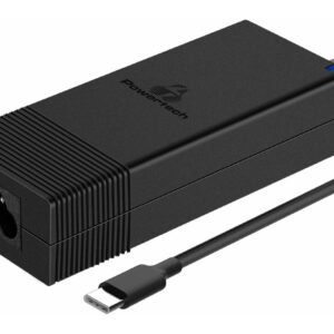 POWERTECH φορτιστής laptop PT-1604, USB-C PD, 90W, μαύρος