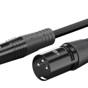 GOOBAY καλώδιο ήχου 6.35mm σε XLR 80361, 1.5m, μαύρο