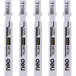 DELI σετ λάμες σέγας DH-QJT012-E4 για μέταλλο, T118B, 5τμχ