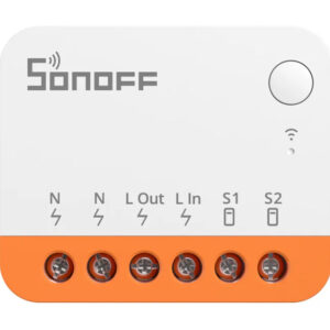 SONOFF smart διακόπτης MINIR4, 2 κανάλια, WiFi, 10A, λευκός