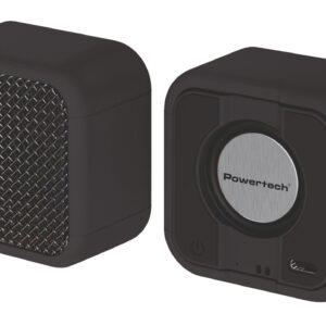POWERTECH μίνι φορητό ηχείο TWS PT-1626, μαγνητικό, 5W, Bluetooth, 400mAh, μαύρο