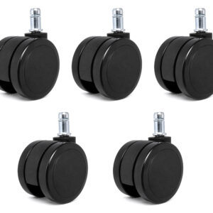 POWERTECH σετ ανταλλακτικά ροδάκια για PT-1390 καρέκλα γραφείου, 5τμχ