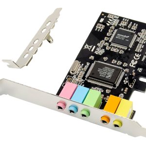 POWERTECH κάρτα επέκτασης ήχου PCIe σε 2x channel audio ST13, CMI8738 + ASM1083