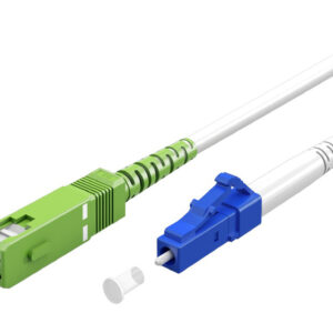 GOOBAY καλώδιο οπτικής ίνας SC-APC σε LC-UPC 59607, Singlemode OS2, 0.5m, λευκό