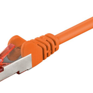 GOOBAY καλώδιο δικτύου 95582, CAT 6 S/FTP, copper, 250MHz, 1.5m, πορτοκαλί