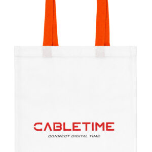 CABLETIME τσάντα CT-BAG, 33.5x38.5cm, λευκή