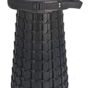 HOME USE πτυσσόμενο καρεκλάκι HUH-0269, αντοχή έως 200kg, 30x50cm, μαύρο