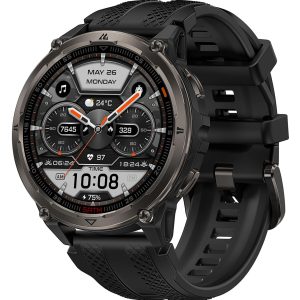 KOSPET smartwatch ORB 2, heart rate, 1.43" AMOLED, GPS, 5 ATM & IP69, με φακό, μαύρο