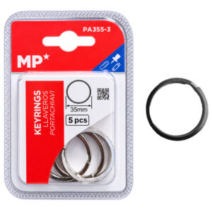 MP σετ μεταλλικοί κρίκοι κλειδιών PA355-3, 35mm, 5τμχ