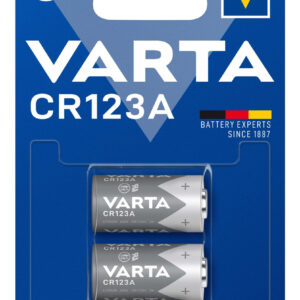 VARTA μπαταρία λιθίου CR123A, 3V, 2τμχ